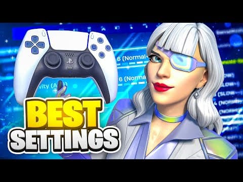 *new* Best Controller Settings + Sensitivity For Fortnite Chapter 6! (ps4/ps5/xbox/pc)