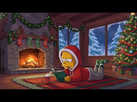 Cozy Reading Lofi 📖 Fireplace Ambience To Study And Focus