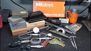 My Mitutoyo Precision Tool Collection #925 Tubalcain Micrometer Caliper Metrology