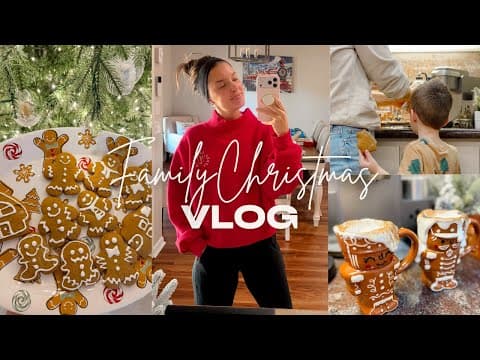 A Simple Family Enjoying Cozy Festive Traditions At Home | Christmas Family Day