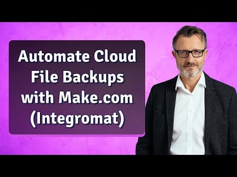 Automate Cloud File Backups With Make.com (integromat)
