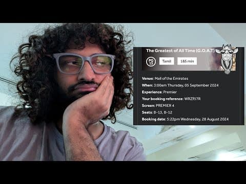 The G.o.a.t (tamil)  | A Venkat Prabhu Average | Vijay | Malayalam