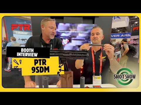 Ptr 9sdm — Modern Mp5-sd Style 9mm Sbr | Shot Show 2026
