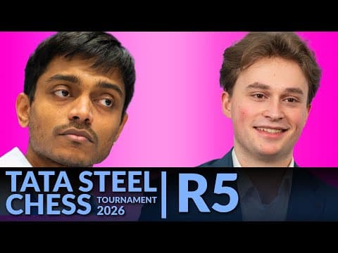 One Move Missed | Keymer Vs Chithambaram | Tata Steel Masters Round 5