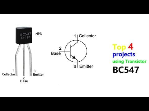 Top 4 Electronics Projects Using Bc547 Transistor
