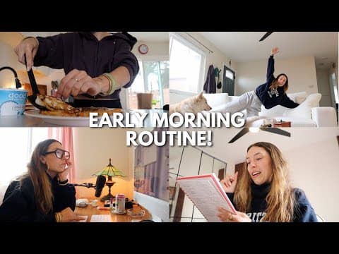 Getting Back In A Healthy Morning Routine (+ New Couch Reveal!)