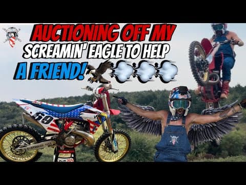 Auctioning Off My Screamin’ Eagle To Help A Friend! 🦅💨💨💨