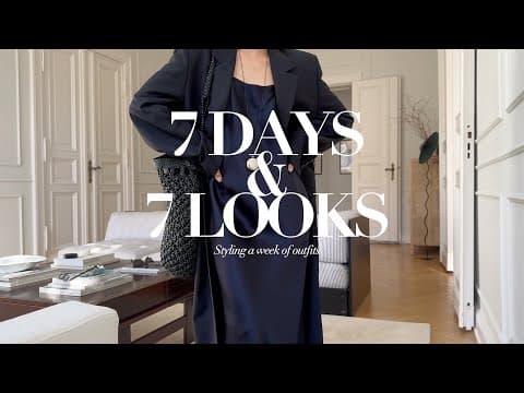 7 Days & 7 Looks | Late Summer, Pre-fall Outfit Ideas & Corporate Dressing | Nisi | Ad
