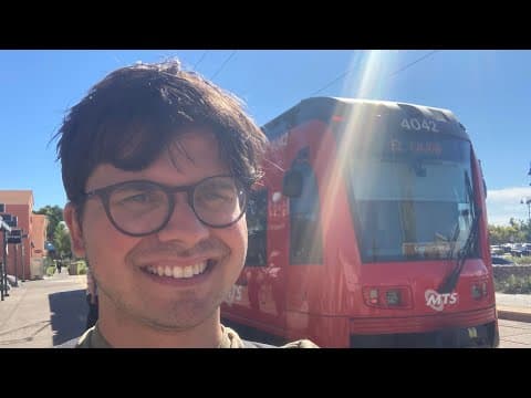 I Rode San Diego's "newest" Light Rail Line!