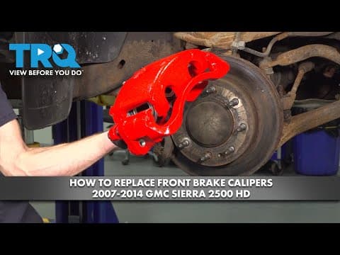 How To Replace Front Brake Calipers 2007-2014 Gmc Sierra 2500 Hd