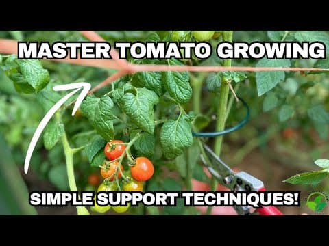 Master How To Grow Tomato At Home: Simple Support Techniques & Tips For Healthy Garden Tomatoes!