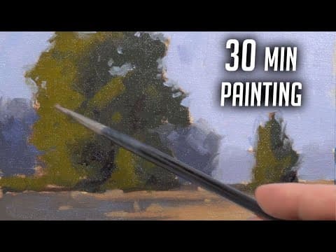 Landscape Painting Can Be Simple When You Know What Is Important