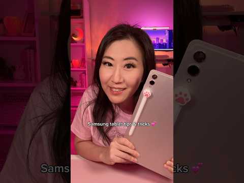 Samsung tablet tips & tricks 💕| galaxy tab | android