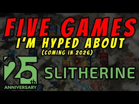 Five Games That Caught My Eye From Slitherine's Anniversary Livestream #sponsored