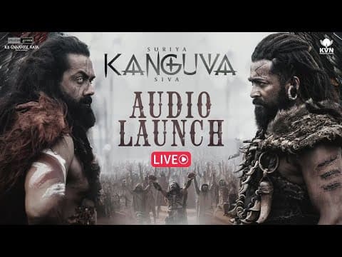 Live : Kanguva Audio Launch | Suriya | Bobby Deol | Disha Patani | Siva | Dsp | Kvn Productions