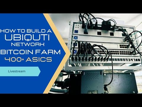 Live Network Buildout Using Ubiquiti For 400+ Client Bitcoin Farm