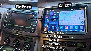 Vw Passat Navigation Upgrade - Eonon Vwx7 - 9" Android 14 Review & Test
