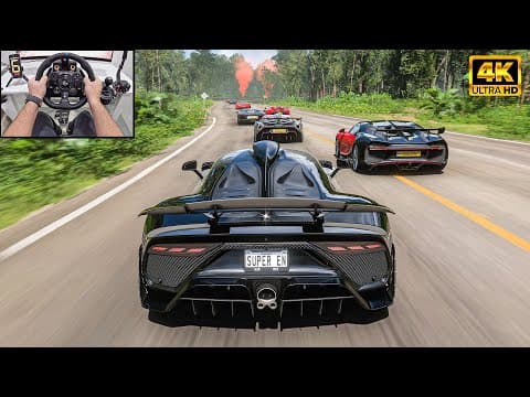 Mercedes AMG ONE VS Hypercars - Forza Horizon 5 | Logitech G923 Steering Wheel