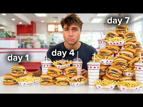 I Only Ate In-n-out For A Week, But Doubled My Budget Every Day