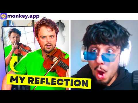 Playing A Duet With My Reflection Prank
