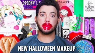 Testing All The New Halloween Makeup Launches From The Drugstore!