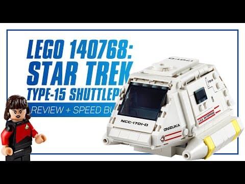 Lego 40768 Star Trek: Type-15 Shuttlepod - In-depth Review