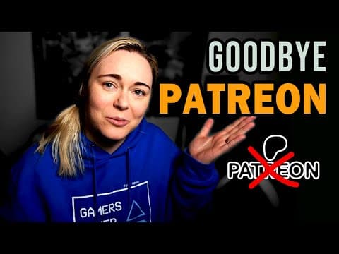 I'm Leaving Patreon After 9 Years (and Why You Maybe Should Too)