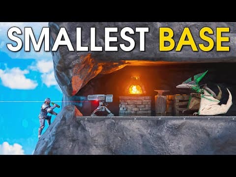 I Built In The Worlds Smallest Base Location In Ark