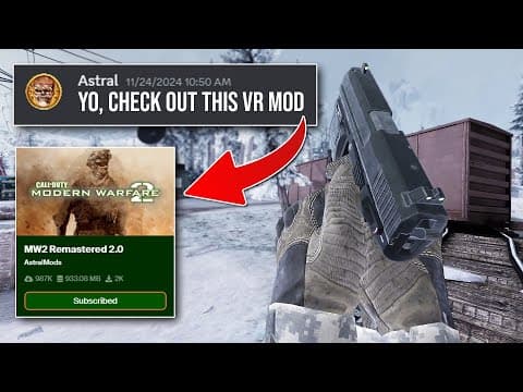 This Guy Made Call Of Duty In Vr (modern Warfare 2 Vr)