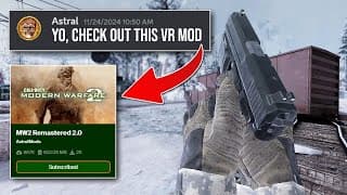 This Guy Made Call Of Duty In Vr (modern Warfare 2 Vr)