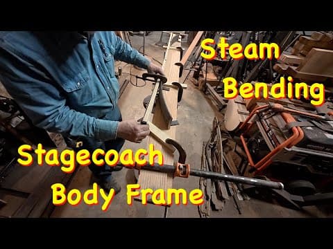 Precision Steam Bending In The Stagecoach Body | Engels Coach Shop