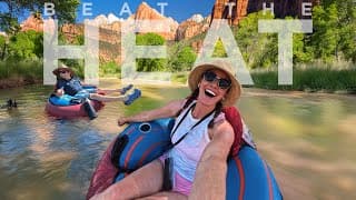 Amazing Family Adventure - Zion National Park Tubing! 🌊