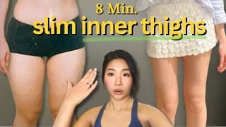 8 Min Inner Thigh Burn Workout // Best Way For Slimmer Legs