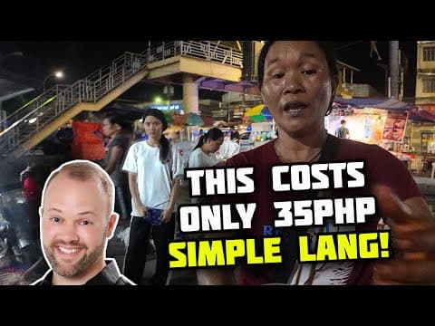 Trying Simple Filipino Street Food In The Philippines!