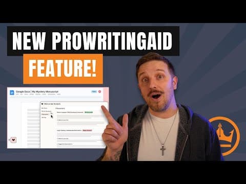 Manuscript Analysis - Prowritingaid New Feature