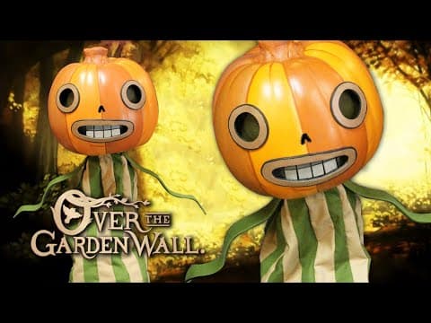 How I Made Enoch From Over The Garden Wall Art Toy Foam Pumpkin Carving Diy Halloween Craft