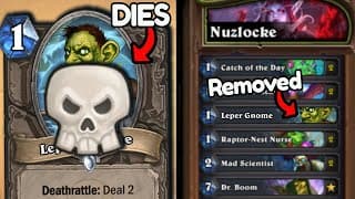 Hearthstone, But If A Card Gets Destroyed, Its Removed