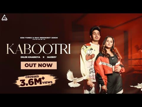 Kabootri (lyrical Video) : Diler Kharkiya & Anjali Raghav | Jaizeey Music | New Haryanvi Song 2024