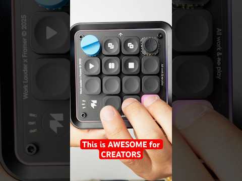 This is AWESOME for Creators: Framer Creator Micro V2 made in Partnership with Work Louder