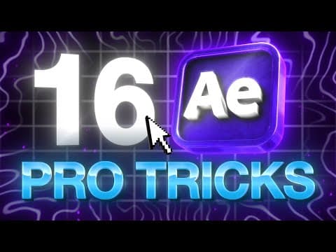 How To Edit 3× Faster In After Effects (16 Tips)
