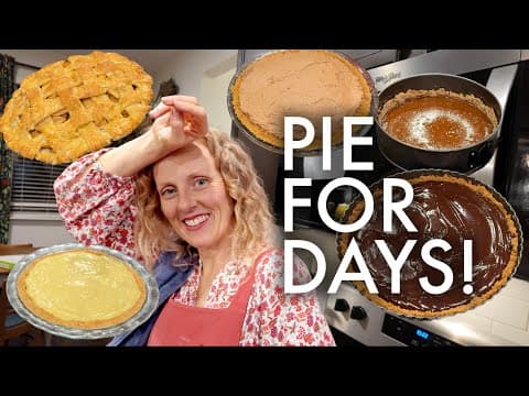 We Made Five Thanksgiving Pies In One Night!