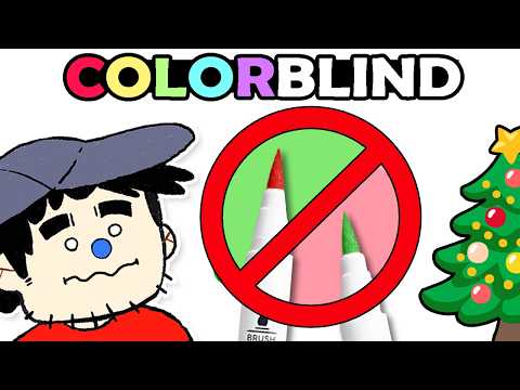 I’m Colorblind.. So We Banned Red & Green This Christmas?!