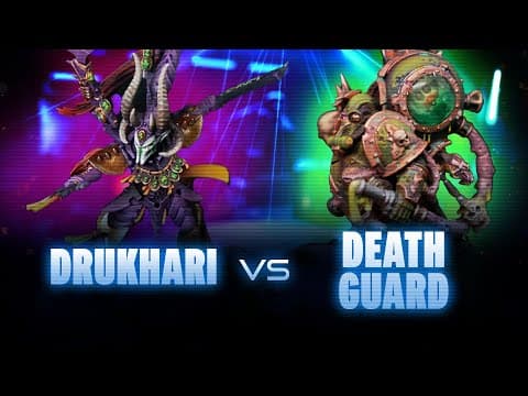 Drukhari Vs Death Guard Competitive Battle Report