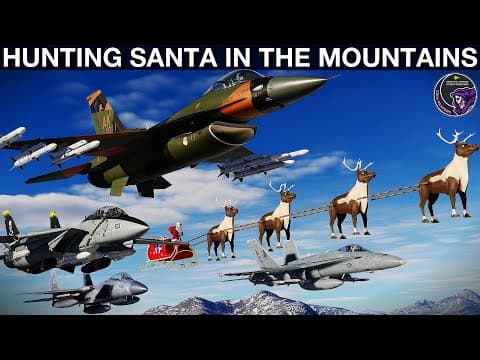 Fun Mass 2025 Christmas Mission To Hunt Santa Down | Dcs