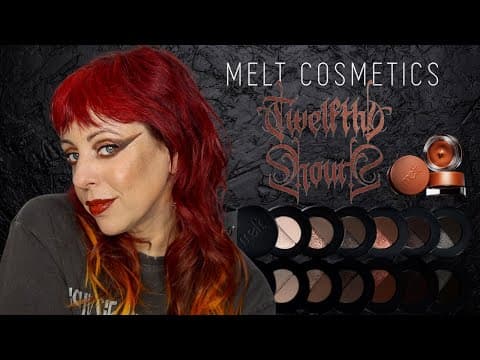 New Melt Twelfth Hour Eyeshadow Stack 🤎 First Impressions + Eye Look