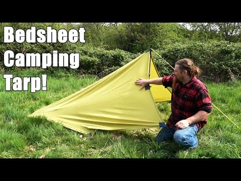 Bedsheet To Camping Tarp