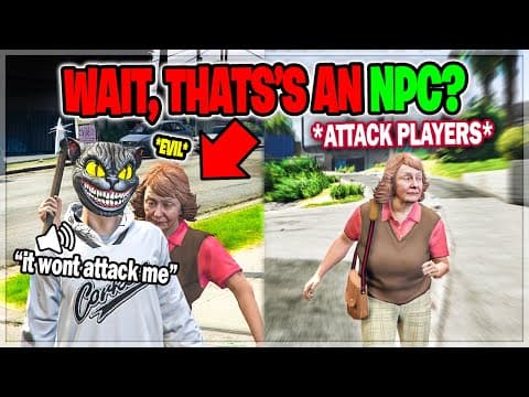 I Trolled The Whole Server With Evil Npcs On Gta 5 Rp!