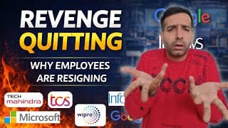 Why It Employees Are Resigning ??? Tcs Amazon Microsoft