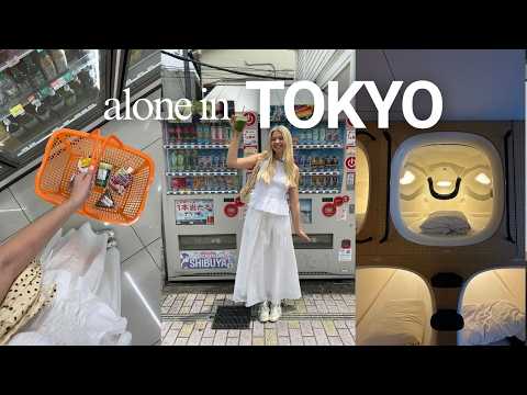 I Traveled Alone To Japan 🇯🇵 Exploring Tokyo, What I Eat & Staying In A Capsule Hotel