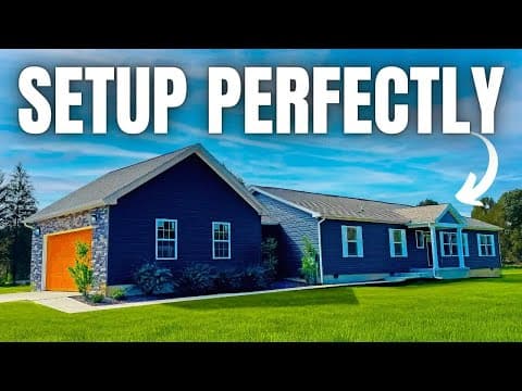 Wow, This Manufactured Home Is On A Golf Course! Clayton Homes Prefab House Tour
